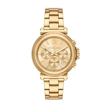 Michael Kors Damen-Uhren Analog Quarz One Size Gold 32028628 im Sale